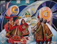 собрать пазл колядки