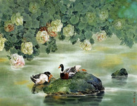 сбор пазлов, птицы, китайская живопись